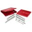  Ratschen- und Steckschlüssel-Sets Milwaukee 3/8" Ratschen- und Steckschlüsseleinsatz Set 56-tlg. metr. 12444101