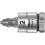  Zyklop Knarren Zubehör, 1/4" 8755 A Pozidriv Zyklop Bitnuss mit 1/4"-Antrieb, PZ 1 x 28 mm 12453235