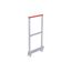  Stationäre Treppen, Überstiege und Podesttreppen Hymer Ortsfeste Treppe mit Plattform , Treppenneigung 60°, Stufenbreite 800 mm, 5 Stufen, Standhöhe 1,25 m 12379149