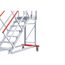  Stationäre Treppen, Überstiege und Podesttreppen Hymer Fahrbare Plattformtreppe, Treppenneigung 60°, Stufenbreite 600 mm, 11 Stufen, Standhöhe 3,25 m 12379174