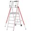  Stufen- und Plattformleitern Hymer Plattformleiter HYMER ProTect, 8 Sprossen, Standhöhe 1,85 m 12378636