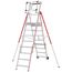  Stufen- und Plattformleitern Hymer Plattformleiter HYMER ProTect+, 5-8 Sprossen, Standhöhe 1,15-1,77 m 12378618