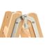  Hymer Neuheiten Hymer Ersatzteilset Gelenke für Holz-Stufenstehleiter 71499 ab Version 12/2020, 2 Gelenke inkl. Befestigungsmaterial 12378379