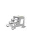  Arbeitspodeste & Tritte Hymer Industrietritt, Grundmodul, Stufenbreite 600 mm, 4 Stufen, Standhöhe 0,80 m 12378294