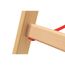 Sprossenleitern Hymer Holz-Sprossenstehleiter, beidseitig begehbar, 2x8 Sprossen, Länge 2,36 m 12378424