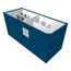  Containex Sanitärcontainer Containex 20' PU-STANDARD SANITÄRCONTAINER "25 Personen" - RIH 2,54m - blau 1238799