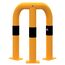  Sperrbügel Rammschutzbügel 90° gleichschenklig Stahlrohr Ø 76 mm gelb / schwarz Gesamtbreite: 350 mm Höhe Überflur: 650 mm 12467284