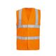  23506 TAMMO Warnschutz Weste Safestyle *TAMMO*  WARNSCHUTZWESTE, FLAMMHEMMEND ORANGE Gr.  0-S (46/48) 12394502