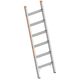  Anlegeleitern Layher Stufenanlegeleiter TOPIC 6 Stufen, Aluminiumleiter mit 80 mm breiten Stufen, Länge 1,65 m 12405388